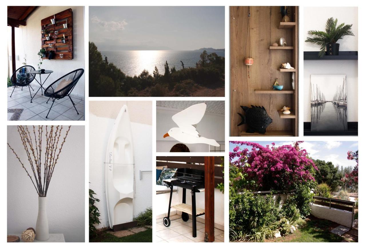 Beachfront Garden Apartment- Atlas Complex Loutraki  Luaran gambar